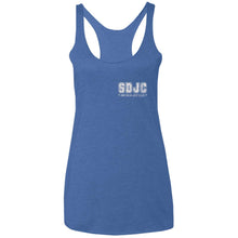 SDJC 2-sided print NL6733 Next Level Ladies' Triblend Racerback Tank