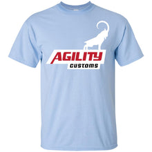 Agility Customs white logo G200B Gildan Youth Ultra Cotton T-Shirt