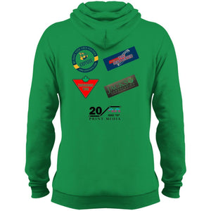 Dale Racing 2-sided print PC78H Port & Co. Core Fleece Pullover Hoodie
