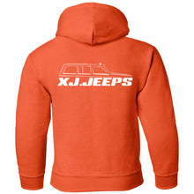 XJ Jeeps 2-sided print G185B Gildan Youth Pullover Hoodie