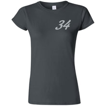 Yeti Motorsports logo 2-sided print G640L Gildan Softstyle Ladies' Fitted T-Shirt