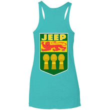 JSK_Star 2-sided print NL6733 Next Level Ladies' Triblend Racerback Tank