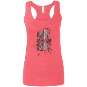 AmericanOffroadCustoms Vertical G645RL Ladies' Softstyle Racerback Tank