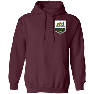 FOJ 2-sided print G185 Gildan Pullover Hoodie 8 oz.