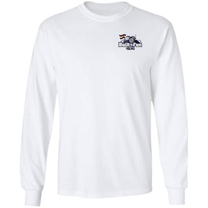 Built4Fun grey 2-sided print G240 Gildan LS Ultra Cotton T-Shirt
