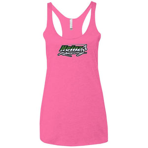 H57 Racing 2-sided print NL6733 Next Level Ladies' Triblend Racerback Tank