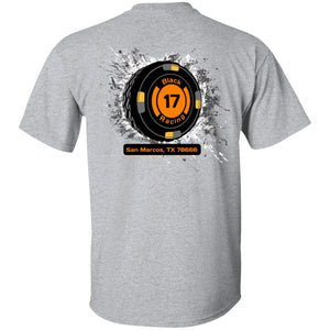 Black 17 2-sided print G500 Gildan 5.3 oz. T-Shirt