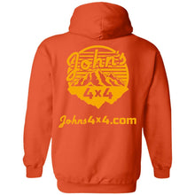 John's 4x4 BADASSERY Mountains 2-sided print G185 Gildan Pullover Hoodie 8 oz.