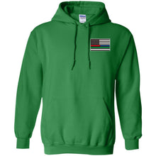 Unity Flag front, Jeeps Against Veteran Suicide back G185 Gildan Pullover Hoodie 8 oz.