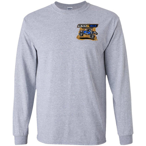 B&B Motorsports 2-sided print (Team Indiana back) G240B Gildan Youth LS T-Shirt