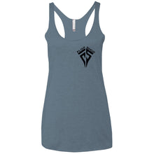 Flop Shop 2-sided print NL6733 Next Level Ladies' Triblend Racerback Tank