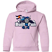 Built4Fun blue G185B Gildan Youth Pullover Hoodie