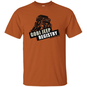 Gobi Jeep Registry Logo G200B Gildan Youth Ultra Cotton T-Shirt
