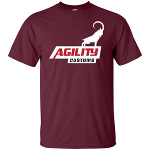Agility Customs white logo G200 Gildan Ultra Cotton T-Shirt