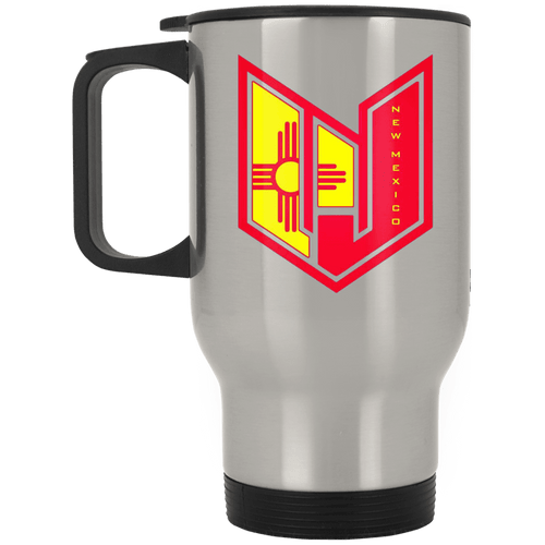Wicked Jeeps NM XP8400S Silver Stainless Travel Mug
