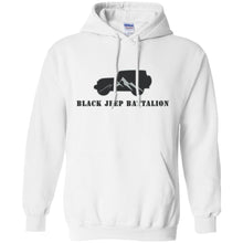 Black Jeep Battalion G185 Gildan Pullover Hoodie 8 oz.