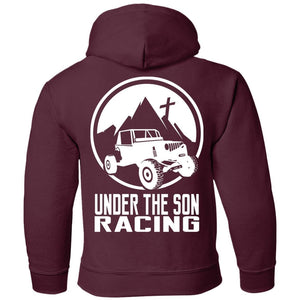 Under The Son Racing 2-sided print G185B Gildan Youth Pullover Hoodie