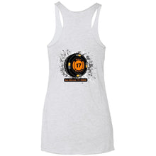 Black 17 2-sided print NL6733 Next Level Ladies' Triblend Racerback Tank