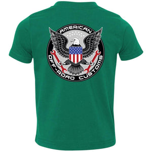 AmericanOffroadCustoms Horizontal white 3321 Toddler Jersey T-Shirt