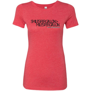 JeepDaddy Smiles Per Gallon > Miles Per Gallon Ladies' Triblend T-Shirt