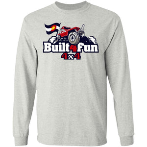 Built4Fun red G240 Gildan LS Ultra Cotton T-Shirt