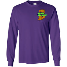 B&BM Team Indiana front 2-sided print G240B Gildan Youth LS T-Shirt