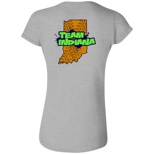 WWSD 2-sided w/ Team Indiana back G640L Gildan Softstyle Ladies' T-Shirt