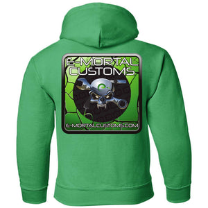 E-Mortal 2-sided print G185B Gildan Youth Pullover Hoodie