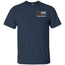 Unity Flag front, Jeeps Against Veteran Suicide back G200 Gildan Ultra Cotton T-Shirt