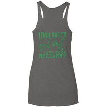 Moab Motorsports Trailmater 2-sided print NL6733 Next Level Ladies' Triblend Racerback Tank