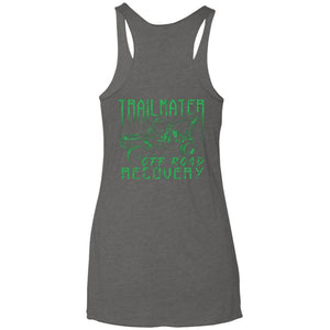 Moab Motorsports Trailmater 2-sided print NL6733 Next Level Ladies' Triblend Racerback Tank