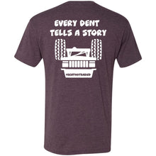 Every Dent Tells A Story 2-sided print NL6010 Men's Triblend T-Shirt
