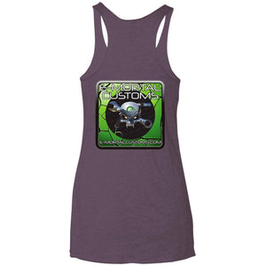 E-Mortal 2-sided print NL6733 Next Level Ladies' Triblend Racerback Tank