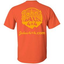 John's 4x4 BADASSERY Mountains 2-sided print G500 Gildan 5.3 oz. T-Shirt