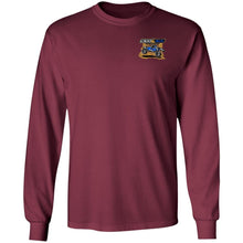 B&B Motorsports 2-sided print (Team Indiana back) G240 Gildan LS Ultra Cotton T-Shirt