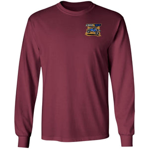 B&B Motorsports 2-sided print (Team Indiana back) G240 Gildan LS Ultra Cotton T-Shirt