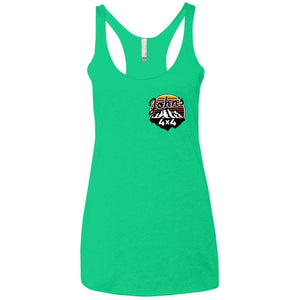 John's 4x4 2-sided print NL6733 Next Level Ladies' Triblend Racerback Tank