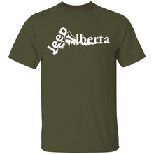 Jeep Alberta white logo G500 Gildan 5.3 oz. T-Shirt