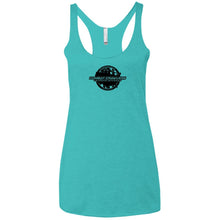 CCVOA black logo NL6733 Next Level Ladies' Triblend Racerback Tank