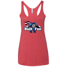 Built4Fun blue NL6733 Next Level Ladies' Triblend Racerback Tank