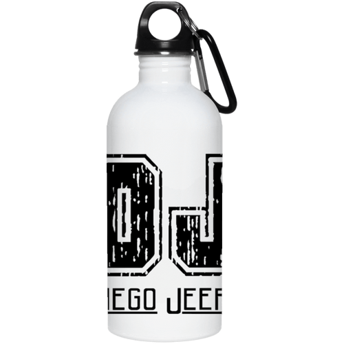 SDJC full wrap-around logo 23663 20 oz. Stainless Steel Water Bottle