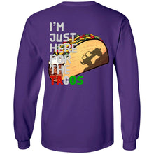 Jeep Paparazzi gray 2-sided print G240 LS Ultra Cotton T-Shirt