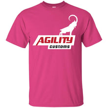 Agility Customs white logo G200B Gildan Youth Ultra Cotton T-Shirt