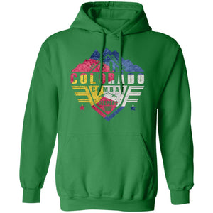 Colorado Combat Jeepers CO Flag G185 Gildan Pullover Hoodie 8 oz.