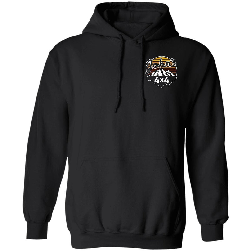 John's 4x4 2-sided print G185 Gildan Pullover Hoodie 8 oz.