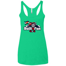 Built4Fun red NL6733 Next Level Ladies' Triblend Racerback Tank