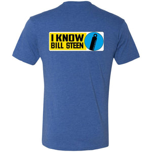S7S white logo Bill Steen 2-sided print NL6010 Men's Triblend T-Shirt
