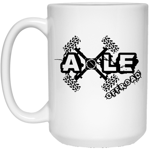 Axle Offroad 21504 15 oz. White Mug