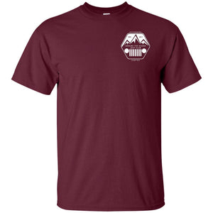 ASJC 2-sided print with Freedom flag on back G200 Gildan Ultra Cotton T-Shirt