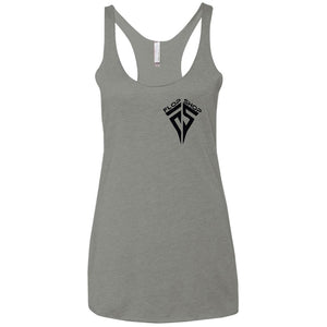 Flop Shop 2-sided print NL6733 Next Level Ladies' Triblend Racerback Tank